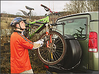 PENDLE Strap On Spare Wheel Rack Bike/cycle Carrier